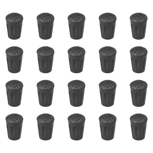 20 Set Rubber Tips Voor Trekkingstokken Antislip