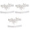 6 Kant Bruidsjarretels Elastisch 40-55 Cm 3