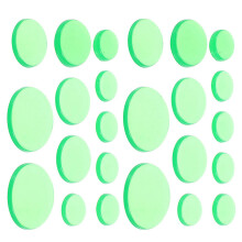 36 Stuks Oefen Drum Pad 4,00X4,00X0,25 Cm Groen