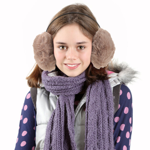 Copriorecchie Marrone Caldo Inverno 1