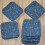 4 Trainingsgeräte Matte, Gerätematte, Vibrationsdämpfungs-Pads 8