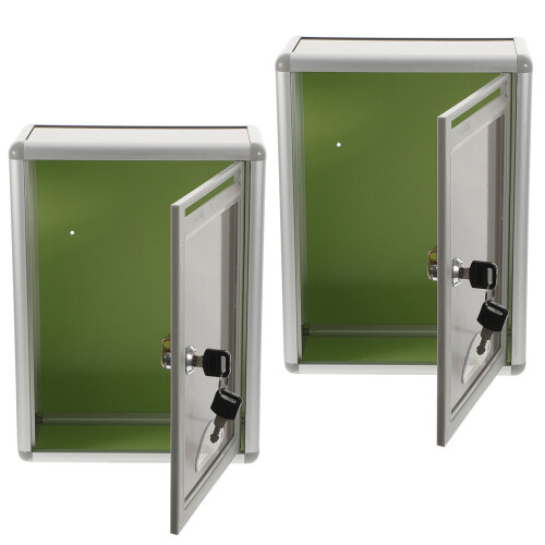 2 Stuks Suggestiedoos Aluminiumlegering Metaal