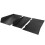 1Set Zwarte Aluminium Shark Fin Achterbumper Diffuser Spoiler Auto 1
