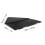 1Set Zwarte Aluminium Shark Fin Achterbumper Diffuser Spoiler Auto 8