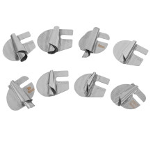 8 Teile Nähzubehör Rollkantenfuß Curler