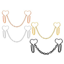 4 Falsche Nasenkette Miss Non Piercing Clip