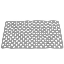 1Set Badekomfort PVC-Fußmatte Für Das Badezimmer Grau Für Damen