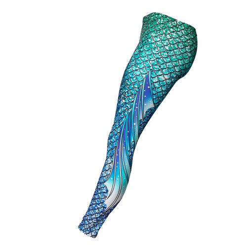 Mermaid Scale Leggings Damen Hose Multi 1