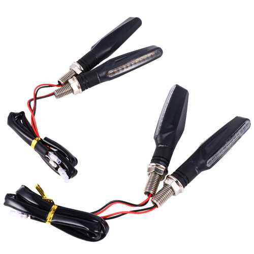 4Stk ABS Blinker Schwarz Energieeffizient Und Hell