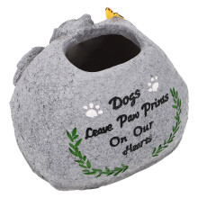 Dog Cimetery Memorial Resin Grafsteen Bloempotten Decor