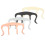 Raindrops 4 Klappbarer Halter 9,50x6,00x0,20cm 1