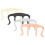 Raindrops 4 Klappbarer Halter 9,50x6,00x0,20cm 9