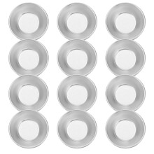 25 Stück Pastel De Nata Backformen Aus Aluminium, Wiederverwendbar