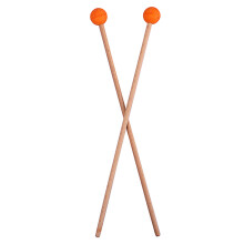 Bell Mallets Percussion Ahornholz 1 Paar Orange