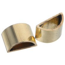 Masteelf 2 Stk. Geigenzubehör Kupferhülse 1,30x0,90x0,50 cm Golden