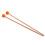 Bell Mallets Percussion Ahornholz 1 Paar Orange 8