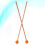Bell Mallets Percussion Ahornholz 1 Paar Orange 5