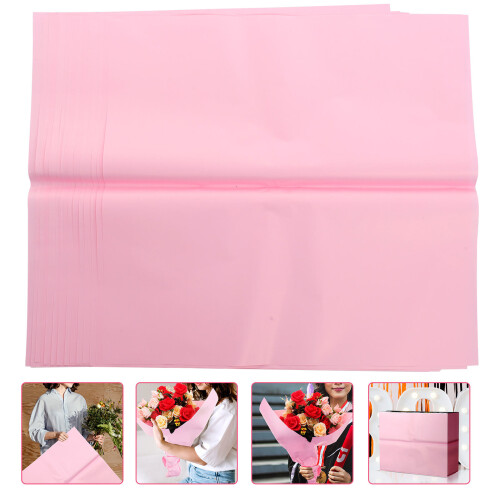 20 Bögen Geschenkpapier Dekoratives Verpackungspapier Einfarbige 2