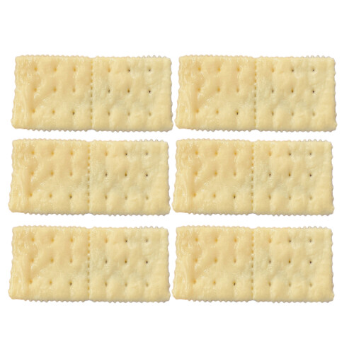 6St Simulation Biscuits Dessert Spielzeug Aus Pvc