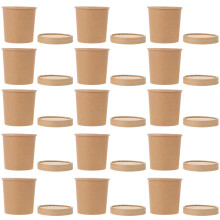 Tuibelyn 20 Stk Suppenschüssel Mitnehmen Mit Deckel 12 Oz/350 Ml