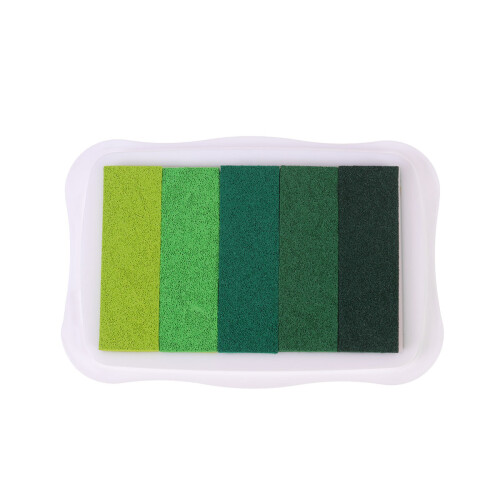 5 Gradient Farbige Stempelkissen Grün 2