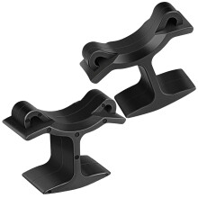 2Stk Schwarze Kunststoff Fingerclip Pfeife Schiedsrichter Zubehör