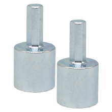 Raindrops 2 Stk Stecker Bohrer Buchse Adapter 5,20x2,60x2,60cm Silber