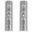 Drapery Rod Connector Joints Pole Rod Silber 2er Pack 5