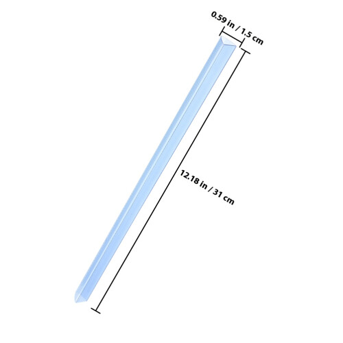 10 Transparente Zugstangenclips Büro Hefte Slider Bindung 1