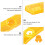 Motorräder Reflektoren Kunststoff Reflektierende Schilder 20 10