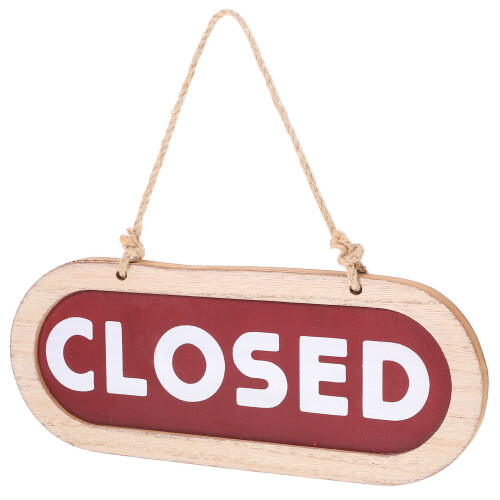 Plaque Porte Bois Double Face Suspendue Décorative