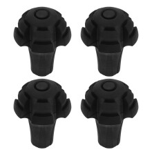 4Stk Schwarze Gummispitzen Und Fußschutz Für Gehstock