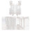 Fish Tank Accessory Wasserrohrschelle 1 Satz 5
