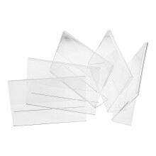 5Stk Vielseitiger Acryl Preisschildhalter Transparent Für Ladentheke