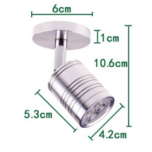 110-220 V 5 W Led Thekenleuchte, 360 , Warmweiß,