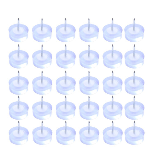 30Pcs Durable Sofa Upholstery Tacks Transparent Furniture Button Nails