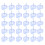 30Pcs Durable Sofa Upholstery Tacks Transparent Furniture Button Nails 9
