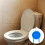 Toiletten-Spülkasten-Deckel Universal Spülklappe Pvc 2 4
