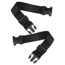 2Set Reisegurte Schwarz Nylon Verstellbar Für Outdoor Reisen
