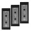 3 Sets Snow Blower Impeller Accessory Kit Garden Black 11