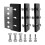 3 Sets Snow Blower Impeller Accessory Kit Garden Black 5