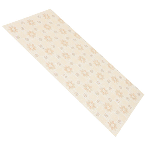 Raindrops Ölresistente Tischdecke Beige PVC 1Stk