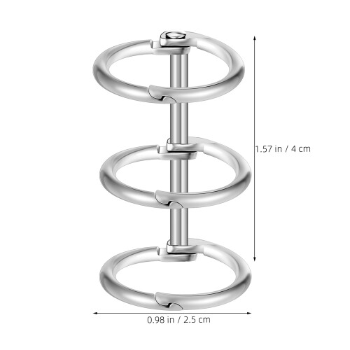 Binding Ring Clasp Silber 20 Für Notebook 1