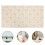 Raindrops Ölresistente Tischdecke Beige PVC 1Stk 4