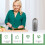 Raindrops Besteckorganizer Essstäbchenhalter 11