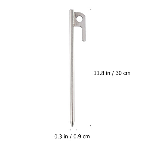 Accessories Holzpflock Stahl Erdnagel Heringe 1