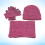 Schal Mütze Damen Strickmütze 3