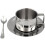 1 Set Trinkflasche Silber Rostfrei Für Draußen 4