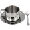 1 Set Trinkflasche Silber Rostfrei Für Draußen 9
