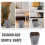 Müllkorb Büro 26,60x21,10x21,10 Cm 3